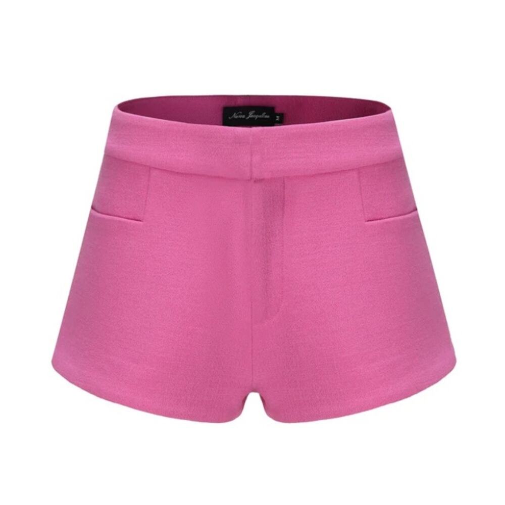 New NANA JACQUELINE Lisette Shorts Mini Crepe Women’s SIZE M